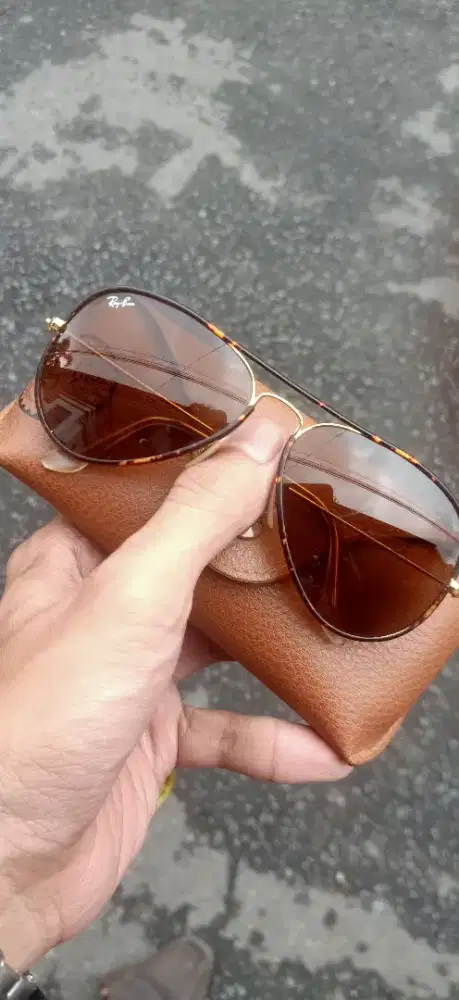 Kacamata rayban original tortuga italy