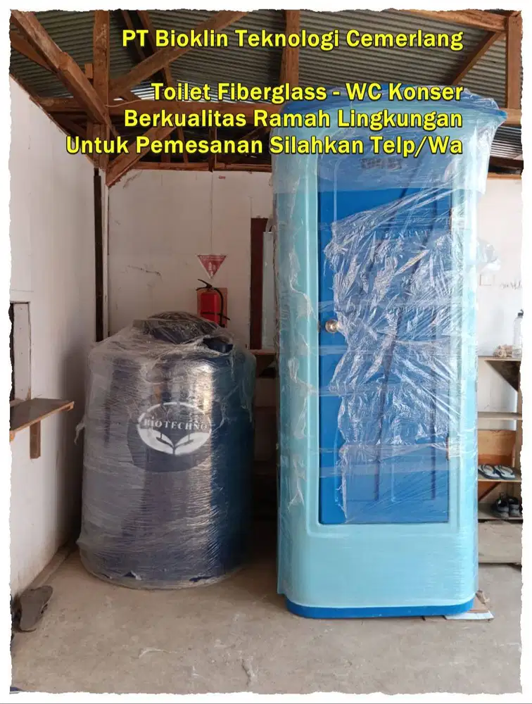 Toilet Fiberglass, Toilet Umum, Toilet Portable , Anti Penuh dan Siap