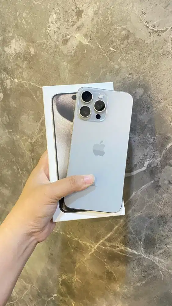 Iphone 15 Pro Max Natural Titanium 256GB Bh 88% By Digimap Indonesia