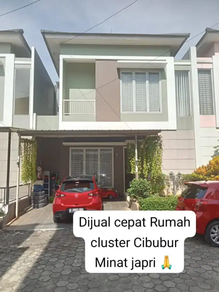 Dijual cepat Rumah dekat stasiun LRT cibubur