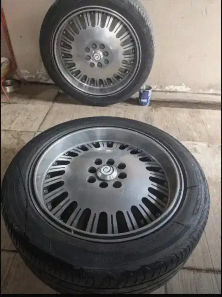 Velg compomotive 17, Double PCD 100 & 114, lebar 8 original - England