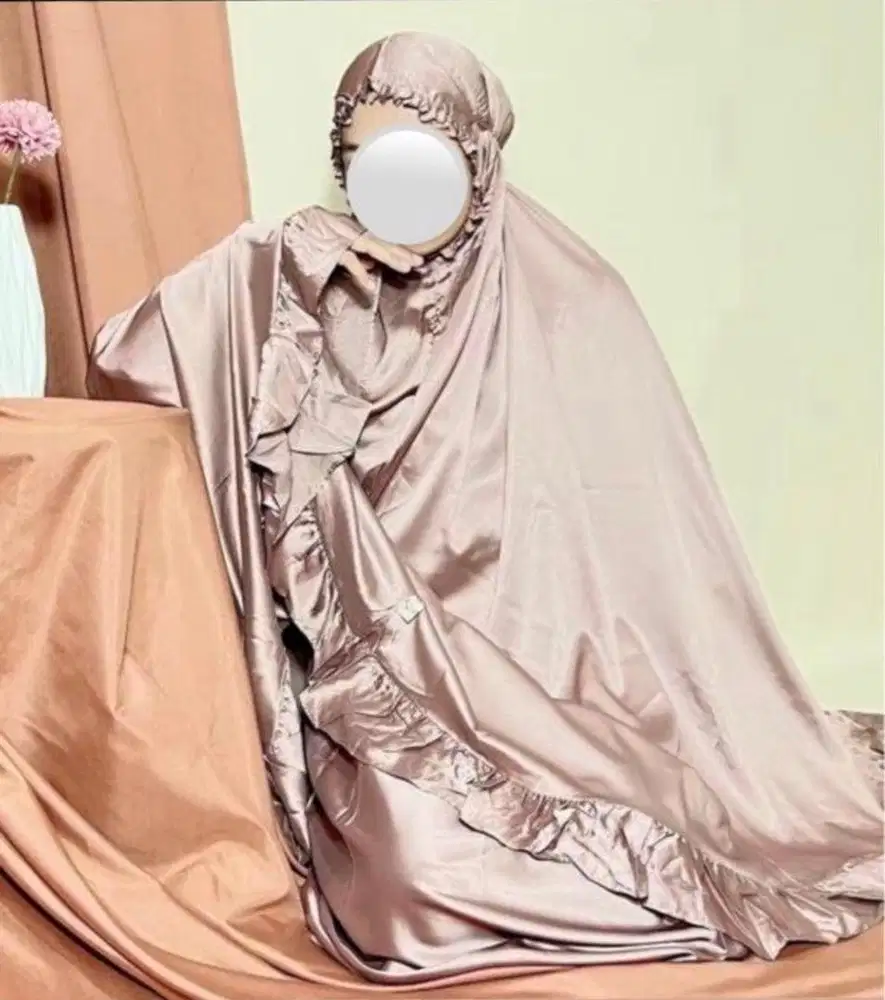 Mukena dewasa armani silk 2in1