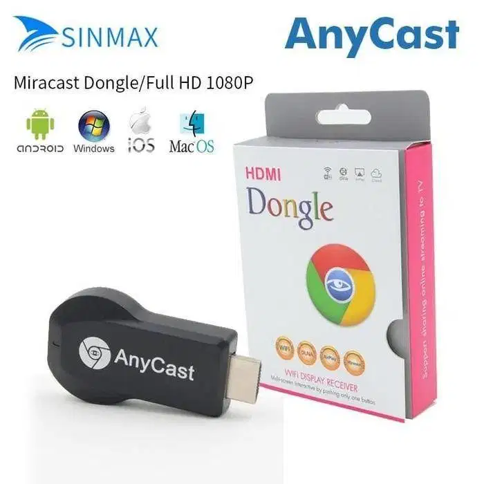 ANYCAST DONGLE HDMI WIFI DISPLAY RECEIVER TV