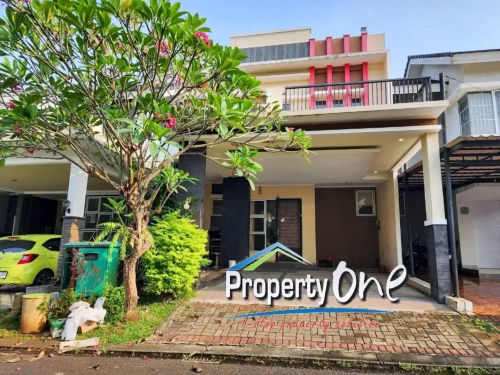 Jual Rumah 3 Lantai Di Delatinos BSD Serpong Dekat Stasiun Rawabuntu & Pintu Toll BSD