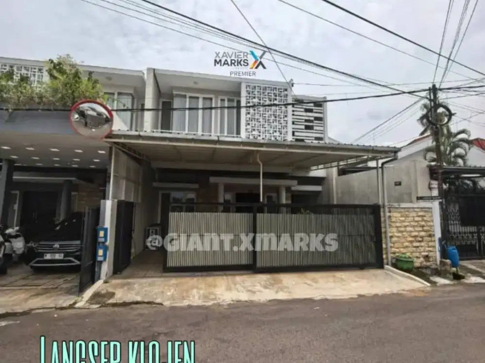 Jual BU rumah modern dekat sekolah di Langsep Malang