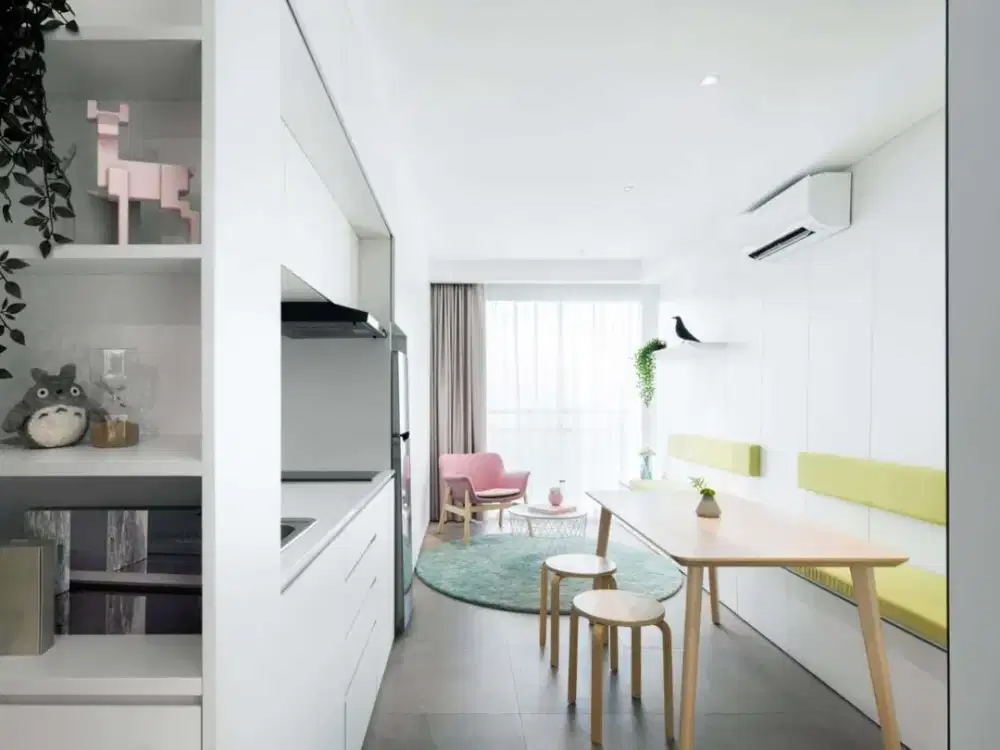 Apartemen Gallery West Jakarta Barat 1 BR Luas 67 m2 Unit Bagus Siap Huni