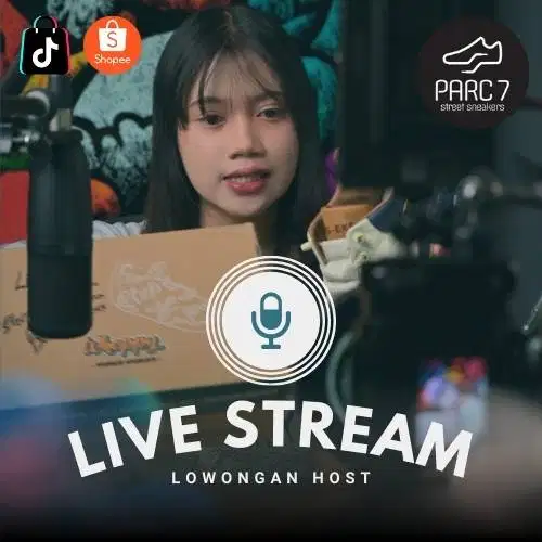 Lowongan Host Live Shopee & Tiktok
