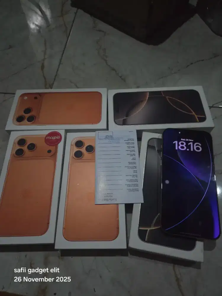 Jual/tt Iphone 16 promax ibox 256gb 16 pro max fulset