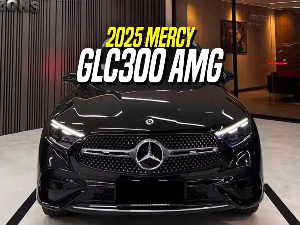 Mercedes Benz GLC300 AMG 2025 NIK 2024 Black Hitam Mercy GLC 300