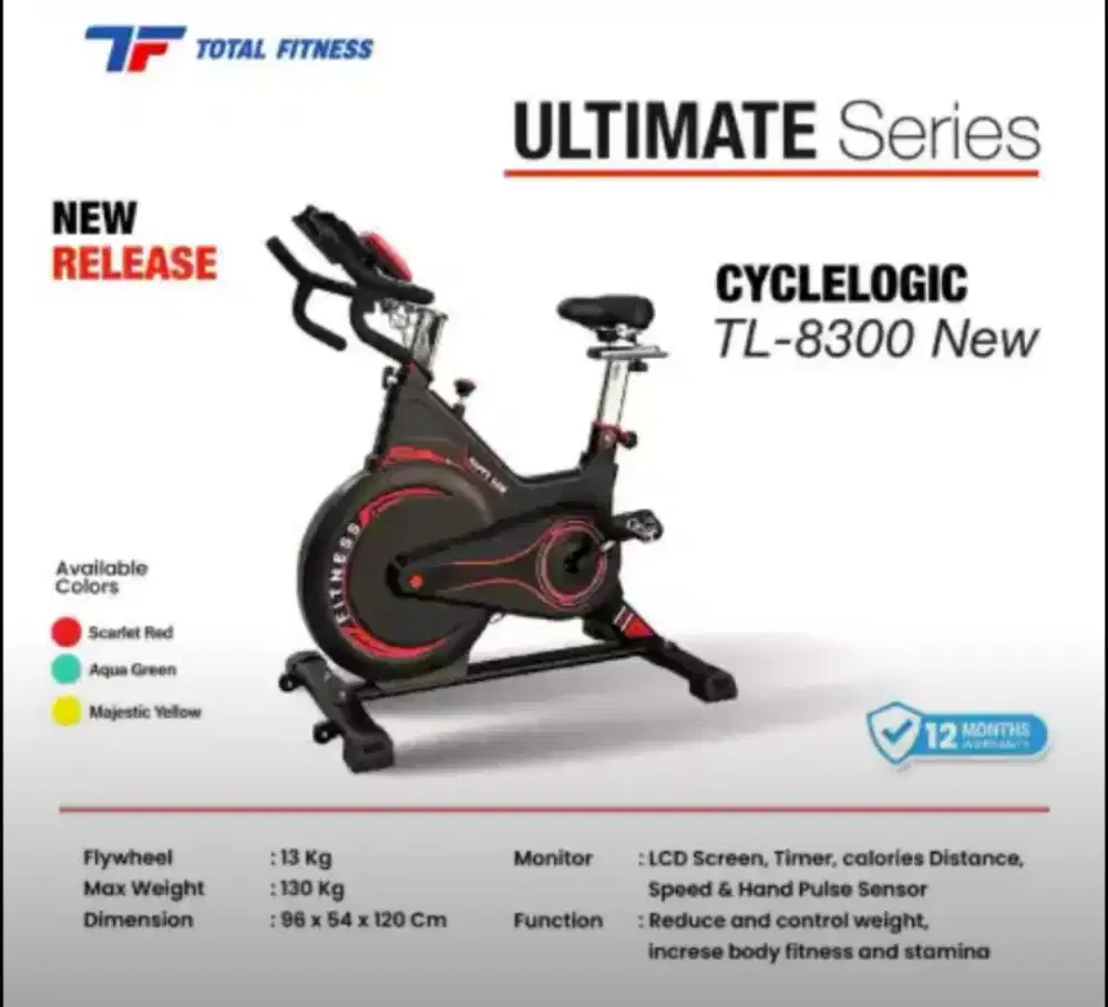 Sepeda fitness spinning bike 8300