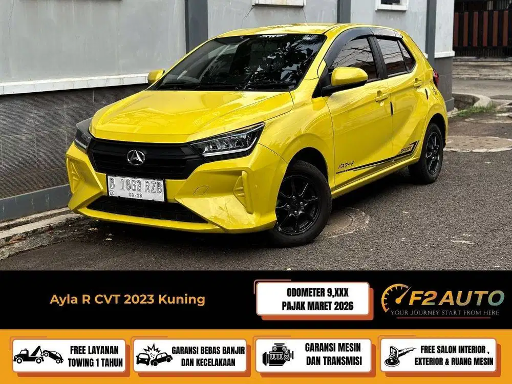 Daihatsu Ayla R CVT 2023 Kuning