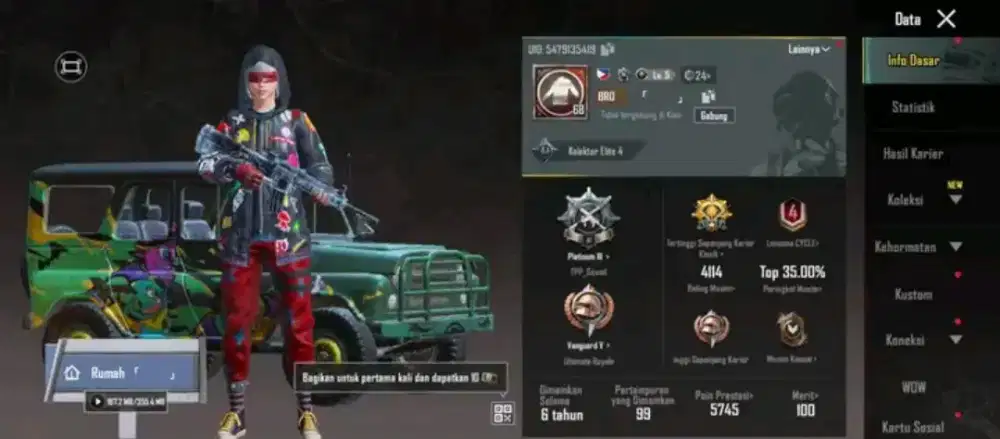 JUAL AKUN PUBG MOBILE