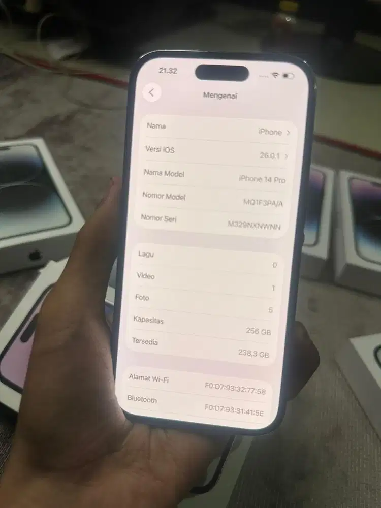 iPhone 14 pro 256 gb Resmi Ibox