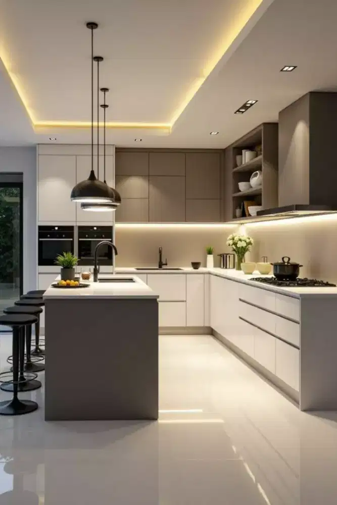 Custom kitchen set lemari pakaian bedroom set livingroom bedrop tv