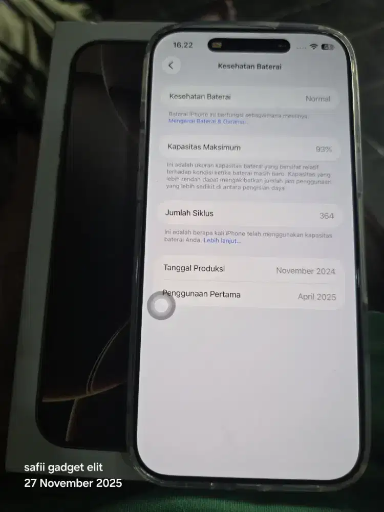 Jual/tt Iphone 16 promax ibox 256gb 16 pro max fulset