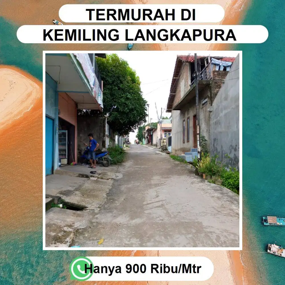 TANAH BEBAS BANJIR LOKASI DEKAT SEKOLAH DAN PUSAT KOTA