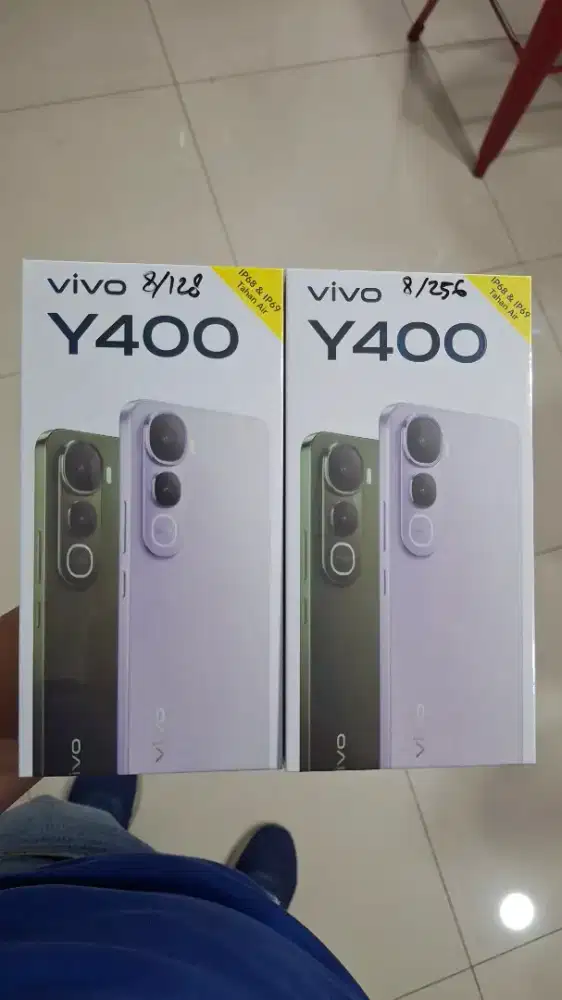 VIVO Y400 SERIES. 50MP CAM UNDERWATER. IP68/69 BYPASS CHARGING. SEGEL