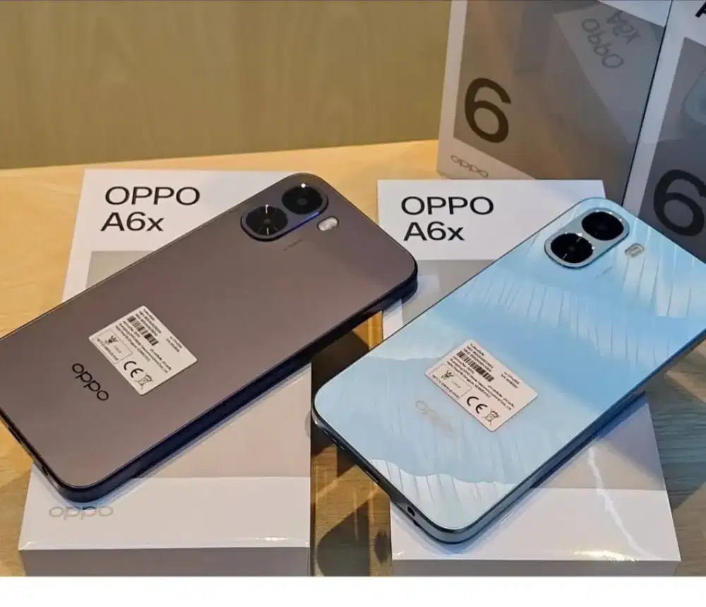 OPPO A6x Baterai besar 6500mAh Layar 120Hz dngn kecerahan 1125 nits
