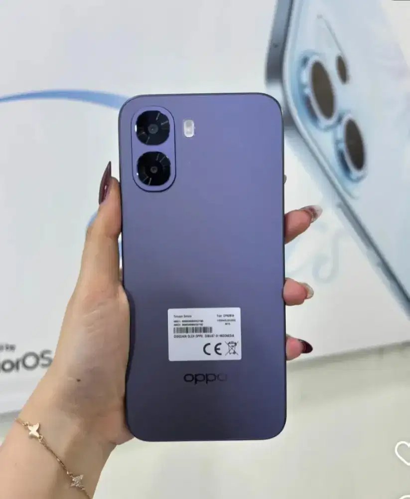 OPPO A6x Baterai besar 6500mAh Layar 120Hz dngn kecerahan 1125 nits