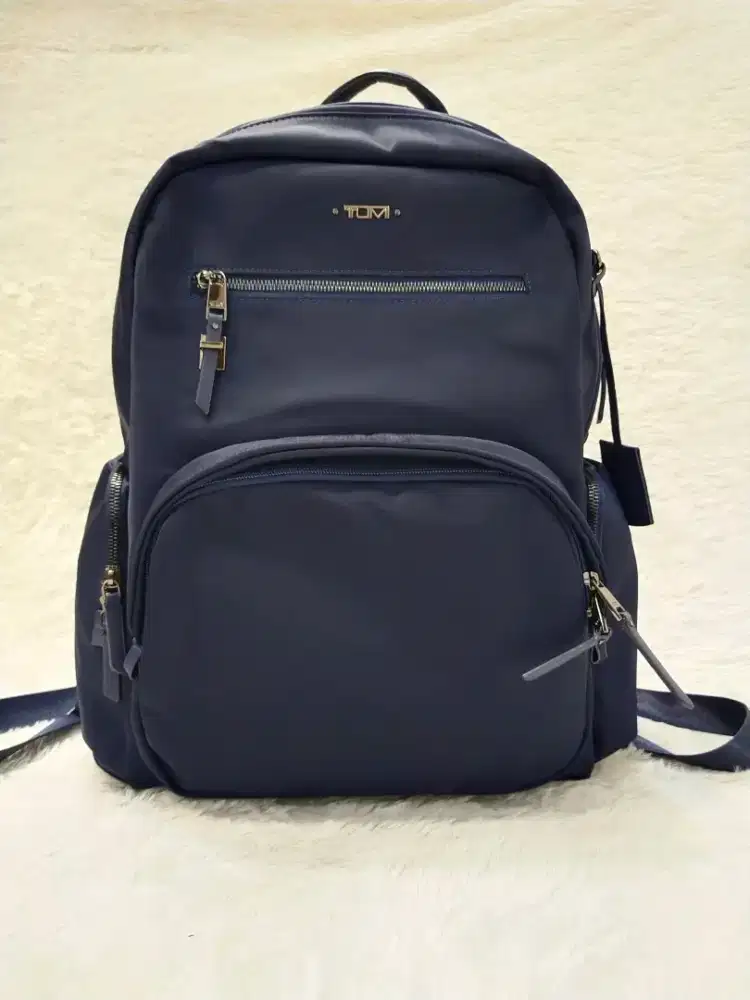 Luxury TUMI blue bagpack sangat cakep dan baguss banget