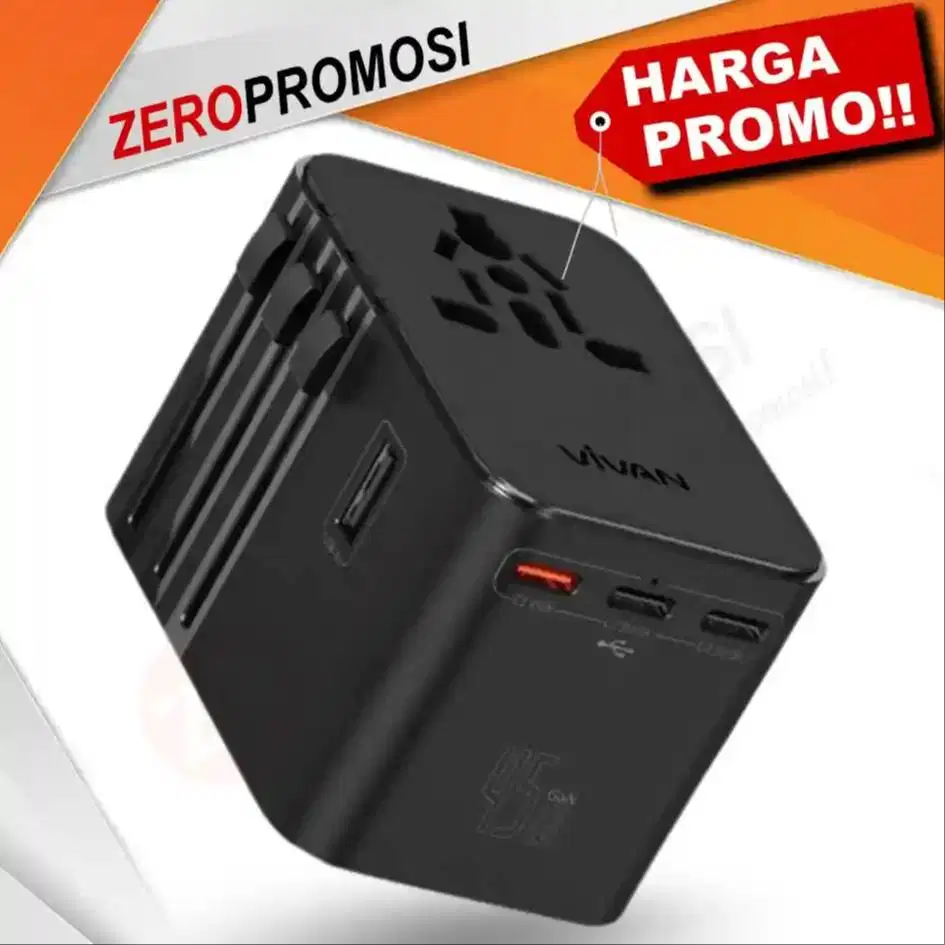 Souvenir Charger Travel Universal VIVAN ProS – Custom Logo