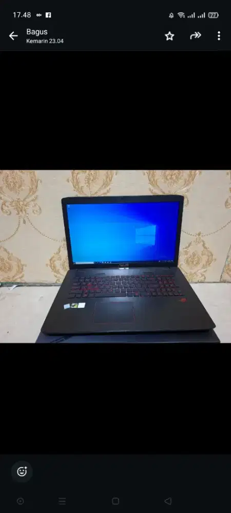 NO.56

LAPTOP LENOVO THINKPAD X250 PROCESSOR INTEL CORE I5 GEN-5