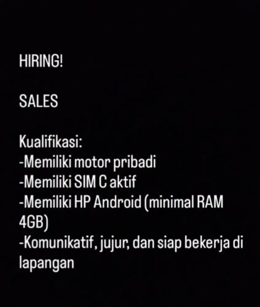 Marketing dan Sales