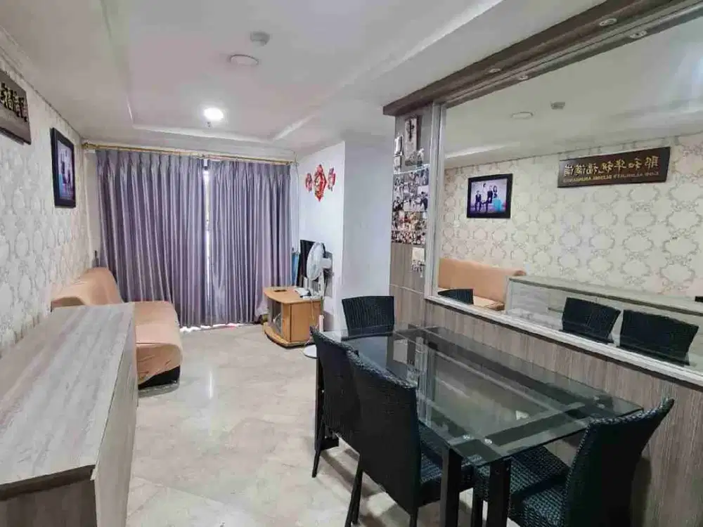 Dijual Apartemen Riverside Muara Karang 3+1 br uk 83,51m Full Furnished