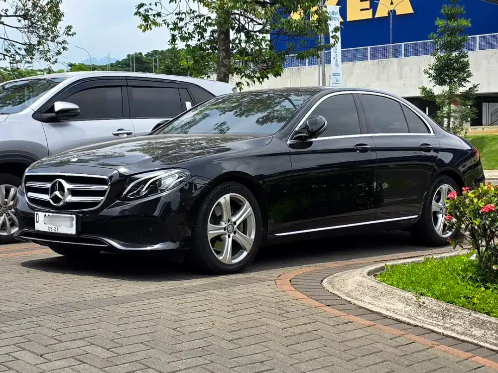 19rb! MERCEDES E250 AVANTGARDE 2017 OBSIDIAN BLACK W213/2018