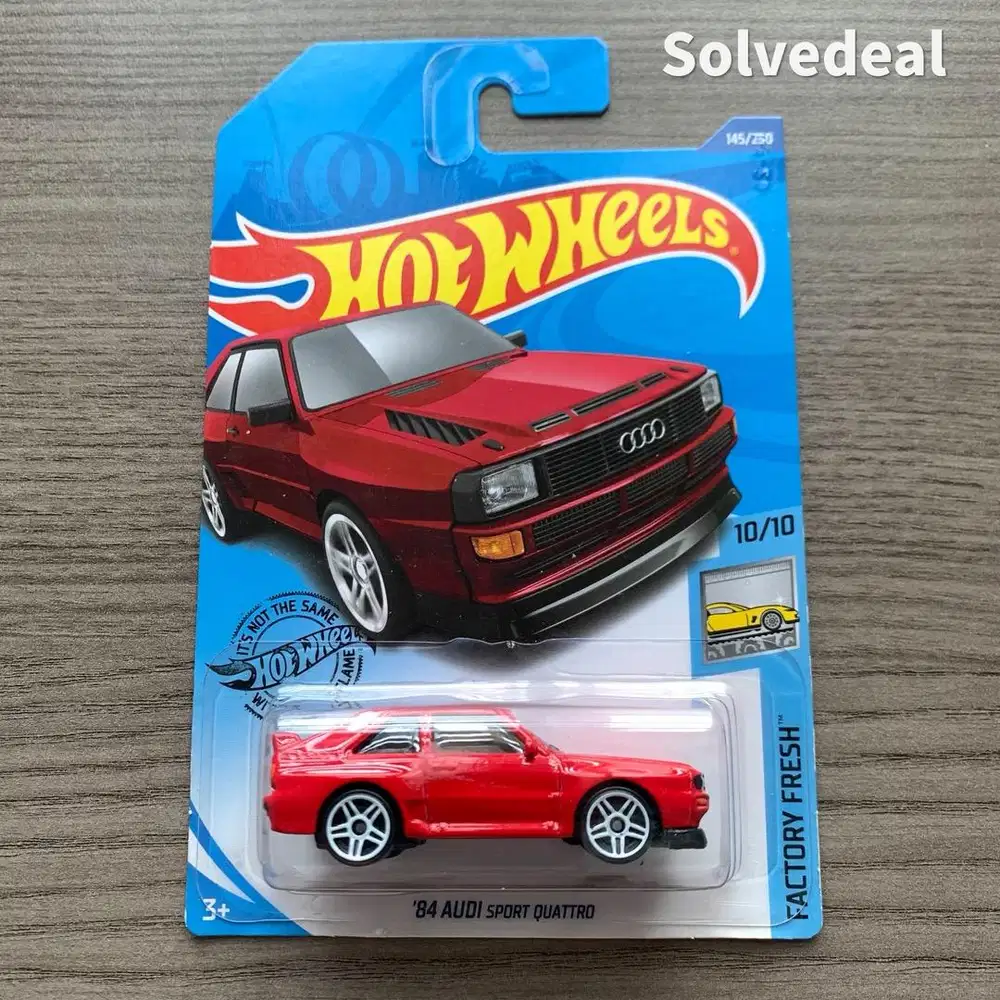 Hot Wheels 84 Audi Sport Quattro 2020 Merah –  Baru