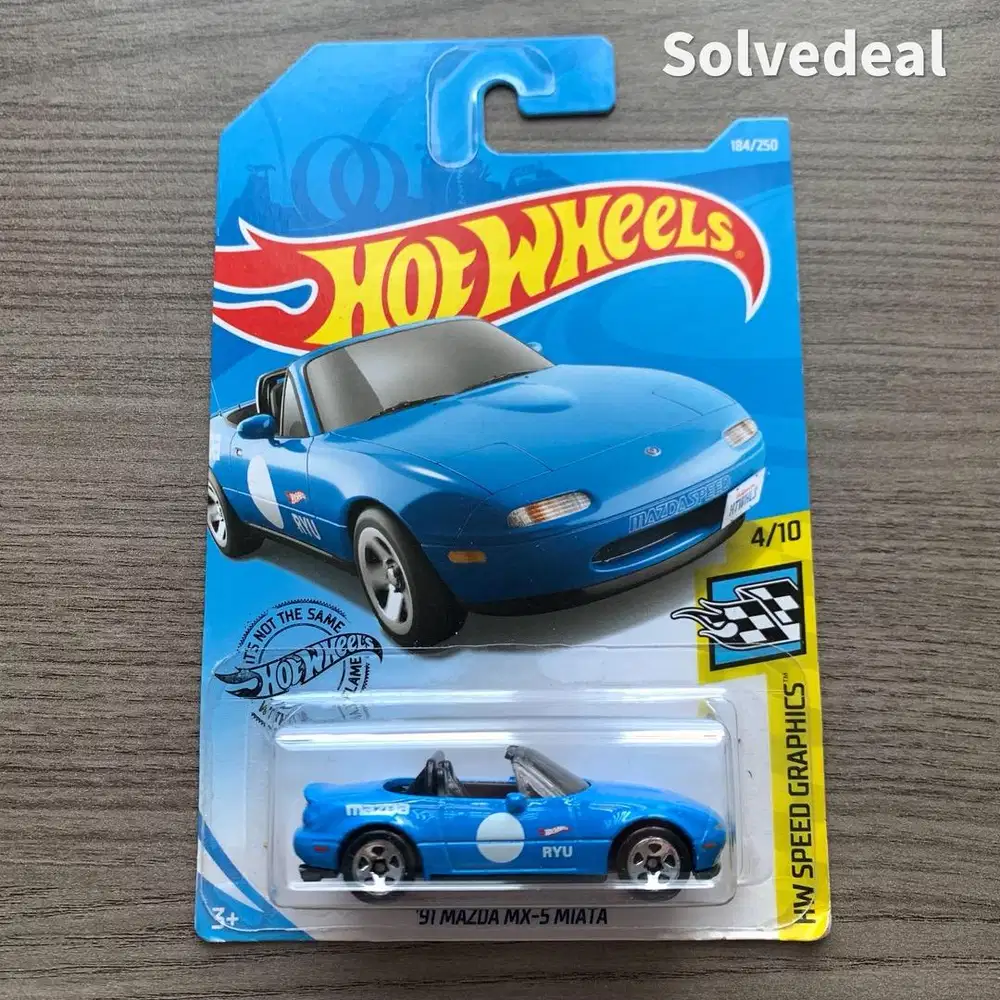 Hot Wheels 91 Mazda MX-5 Miata 2019 Biru – Baru