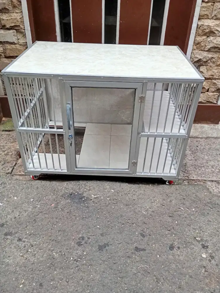 Kandang kucing alumunium baru