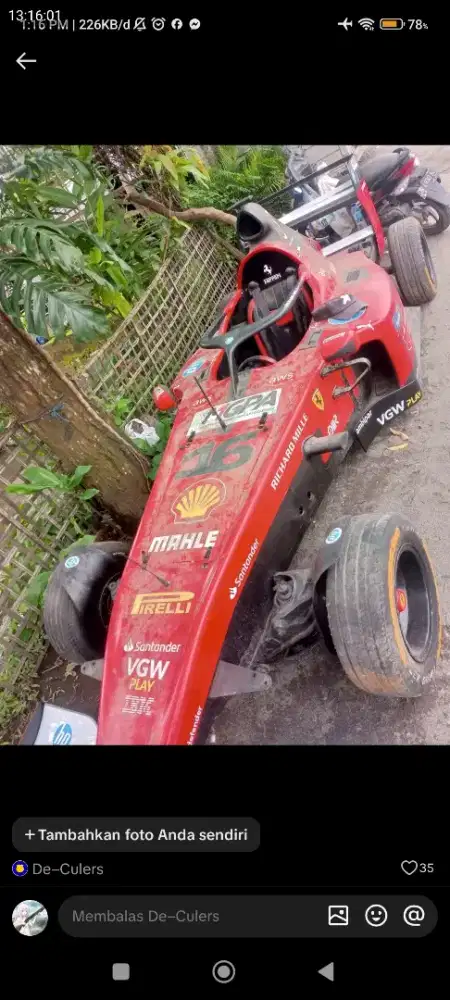 Replika f2004 ferrari