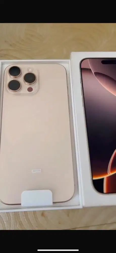 IPHONE 16 Promax 256 GB Dessert Ibox Garansi Juli 2026