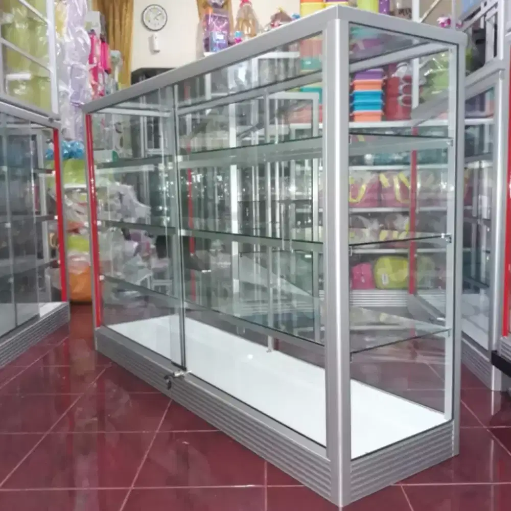Di Jual Etalase Panjang 1,5Mx1M Siap Kirim