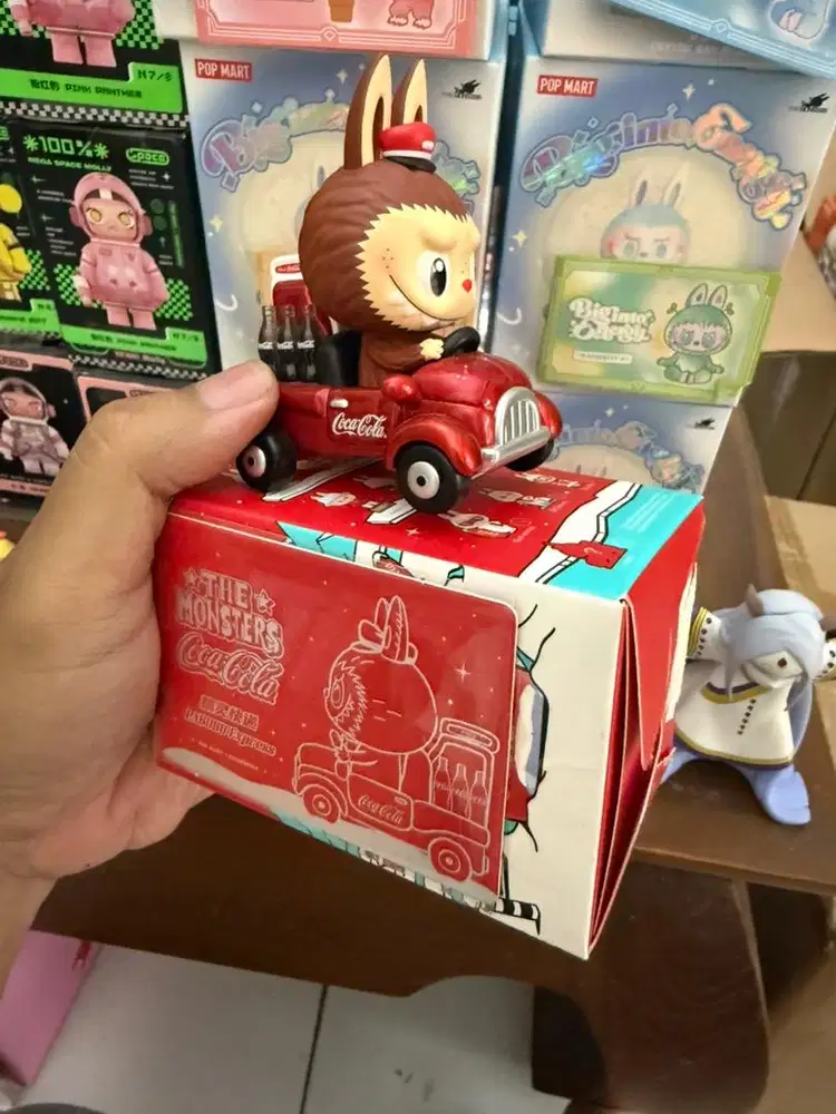 wts pop mart secret labubu coca cola mulus