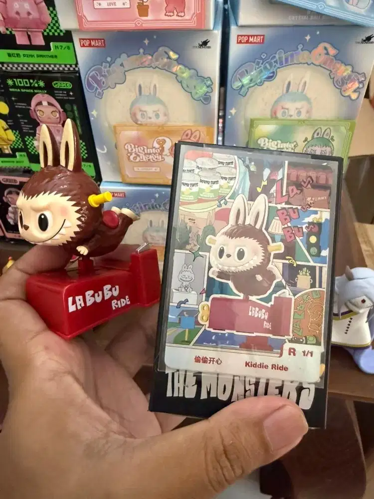 wts pop mart secret labubu kiddie ride almost hidden mulus