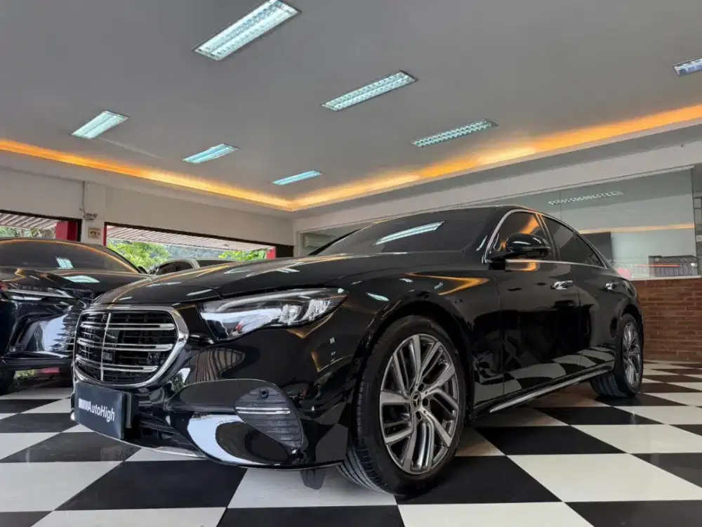 DP10% [Km4.000] E200 Exclusive 2024 Black Reg 2025 #AUTOHIGH