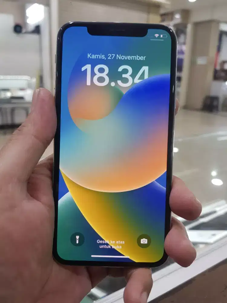 iPhone X Silver 256GB iBox