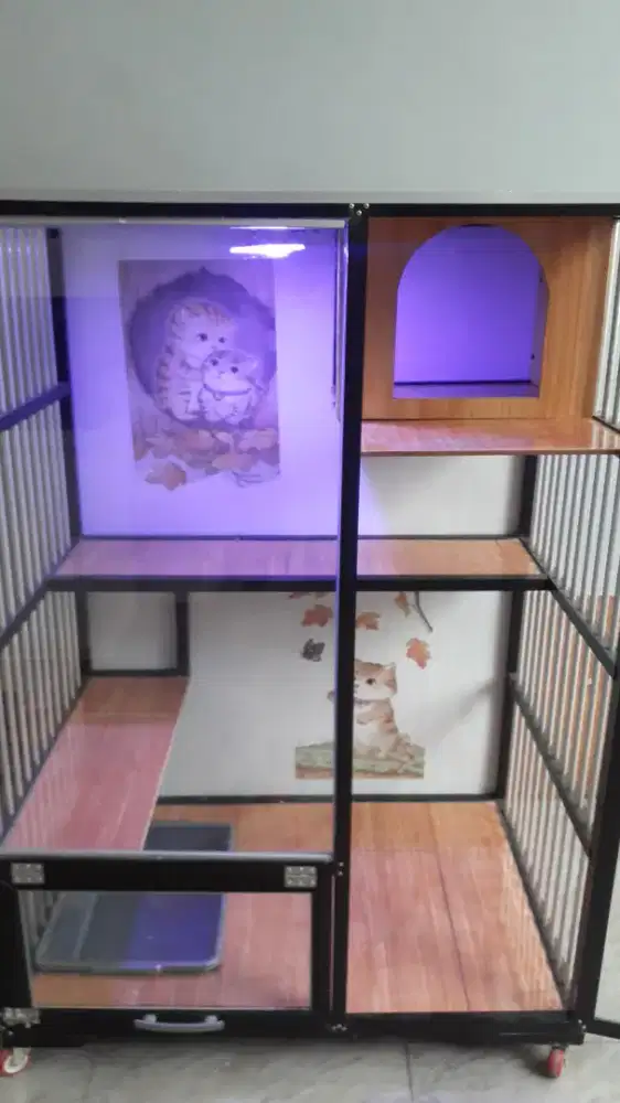Kandang kucing 1 pintu besar