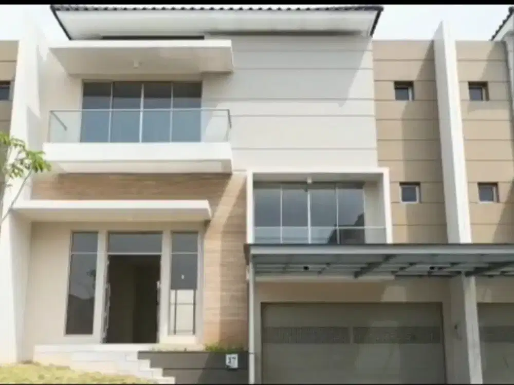 sewa rumah mewah besar golf island pik siap huni jarang ada