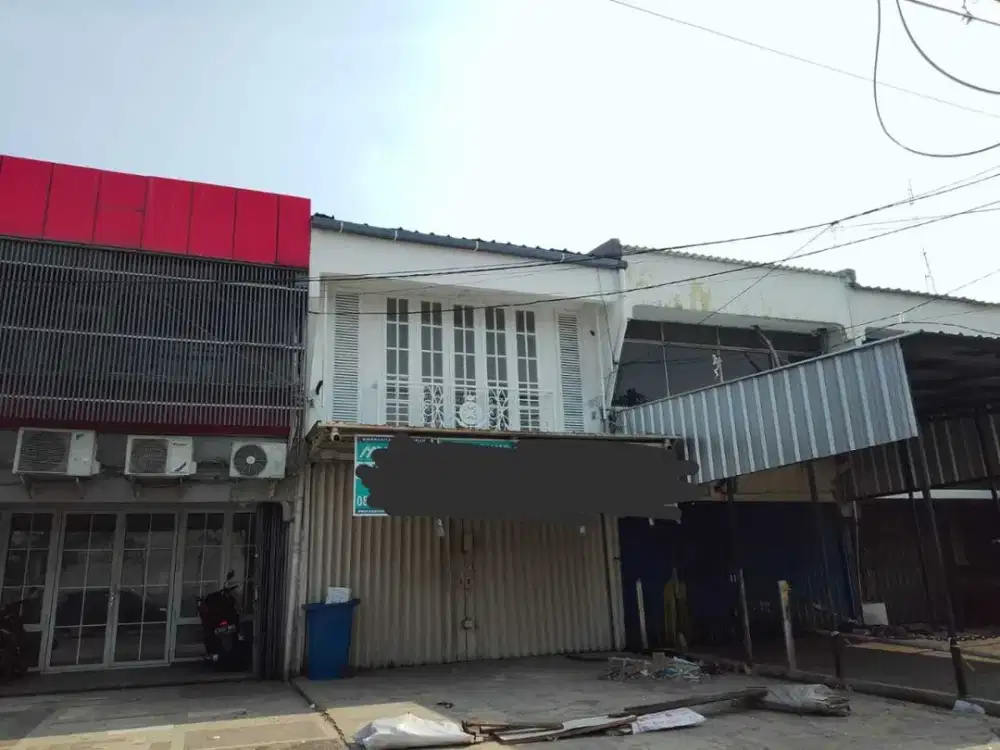 sewa ruko pluit selatan jalan raya lokasi sangat strategis depan empo