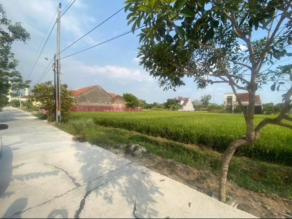 JUAL TANAH KARANGANYAR SOLO TENGAH KOTA MURAH BU