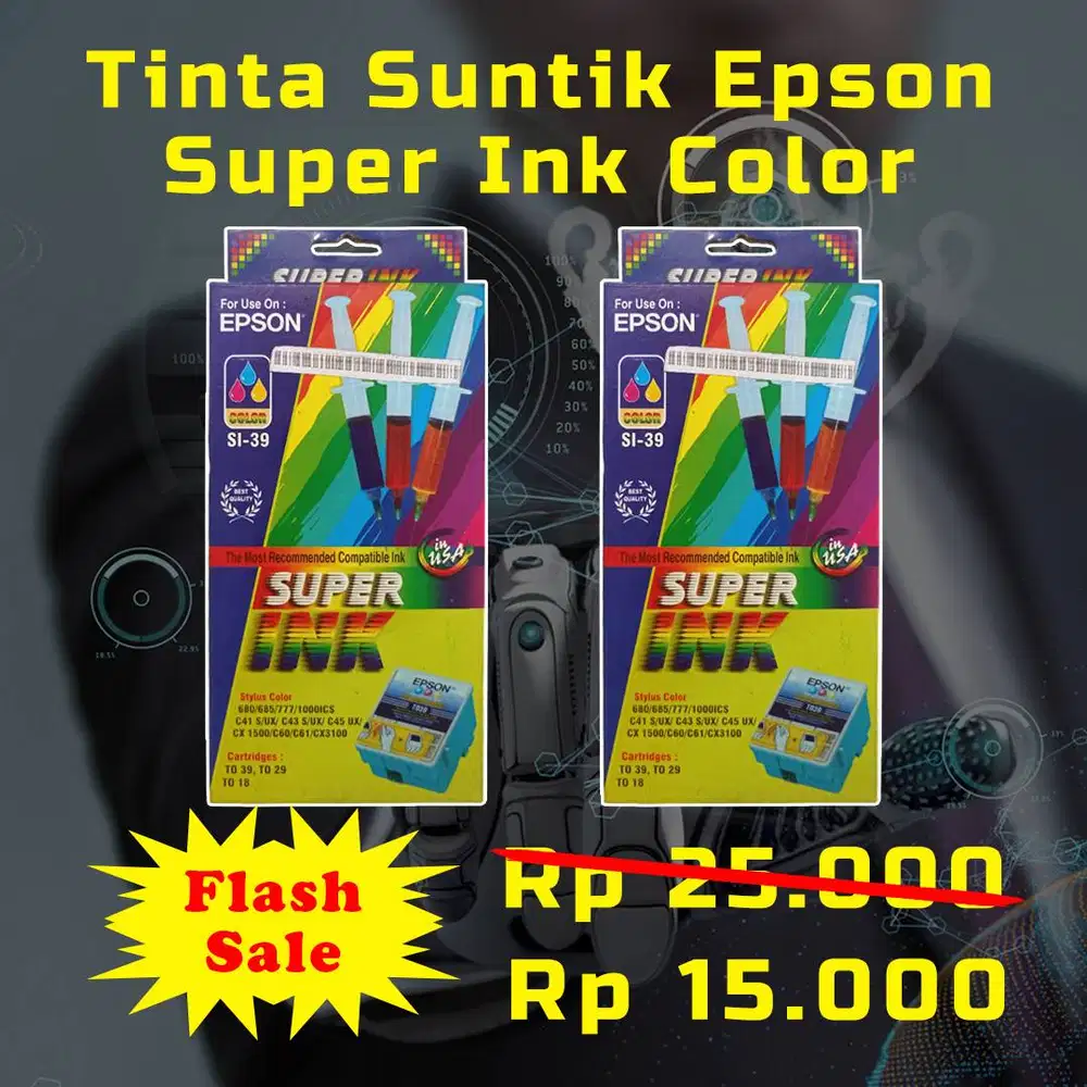 Flash Sale - Tinta Suntik Super Ink Epson Color