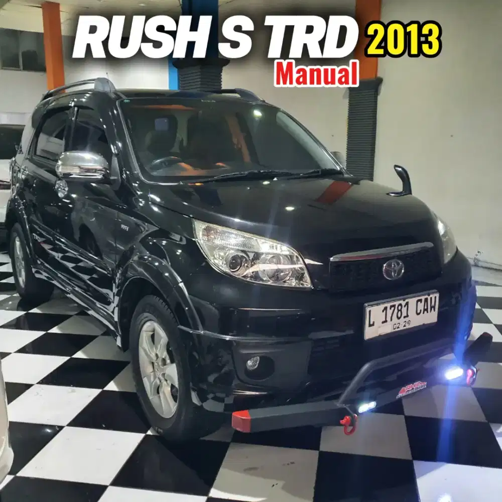 TOYOTA RUSH S TRD MANUAL 2013 SUV KONDE!!