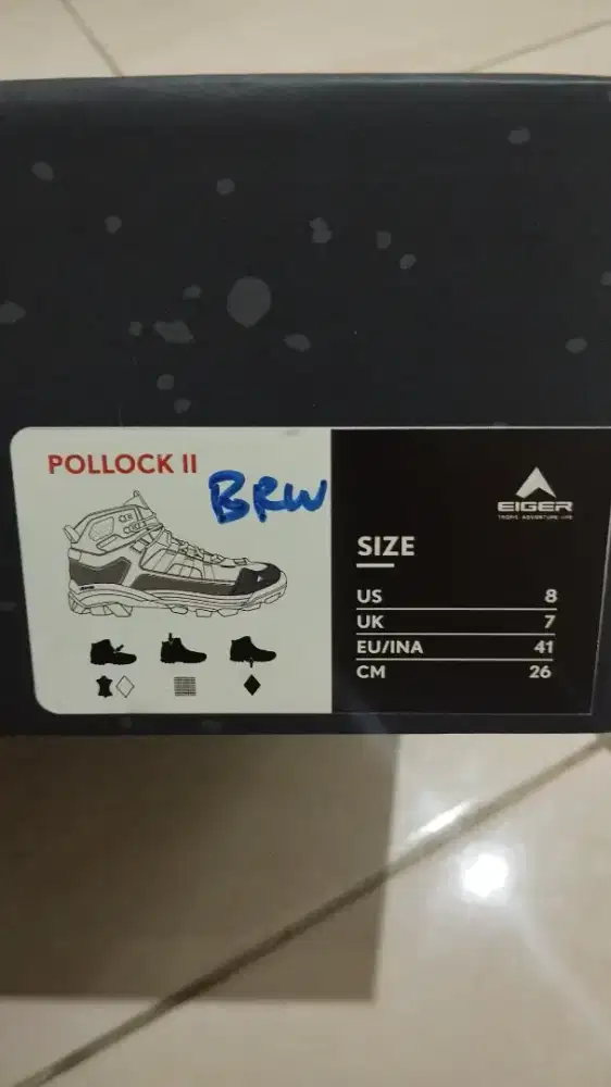 WTSS!! EIGER POLLOCK VIBRAM UK 41