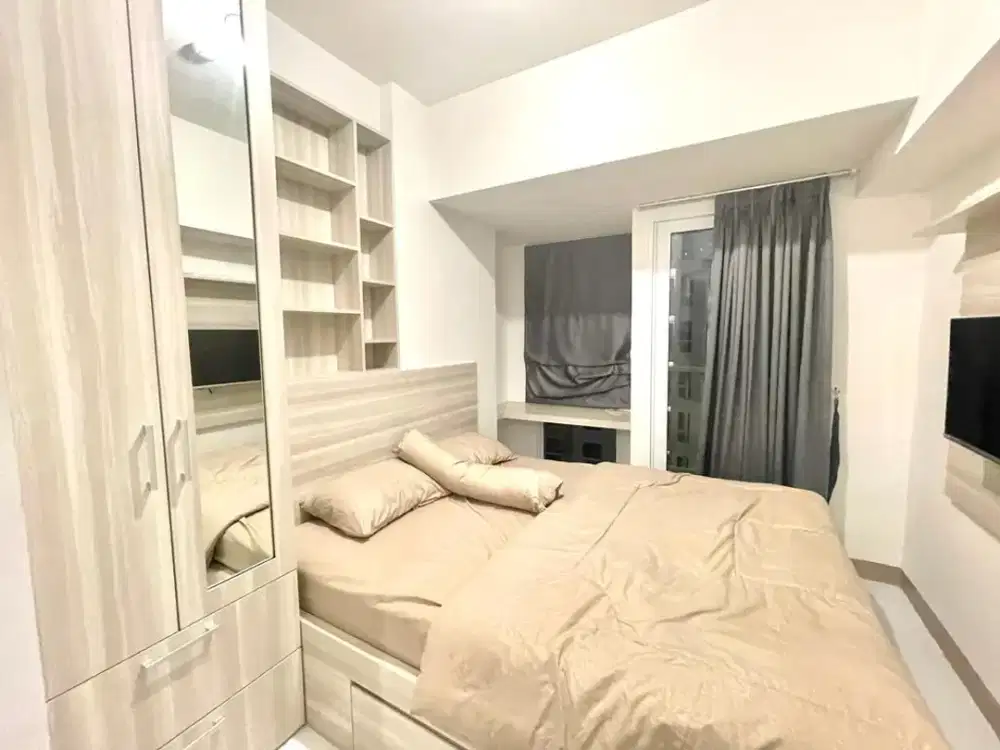 Jual Studio Murah tokyo riverside pik2 full furnish lantai sedang