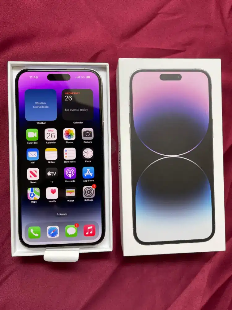 IPhone 14 Pro Max 256gb iBox Fullset Original Good Condition