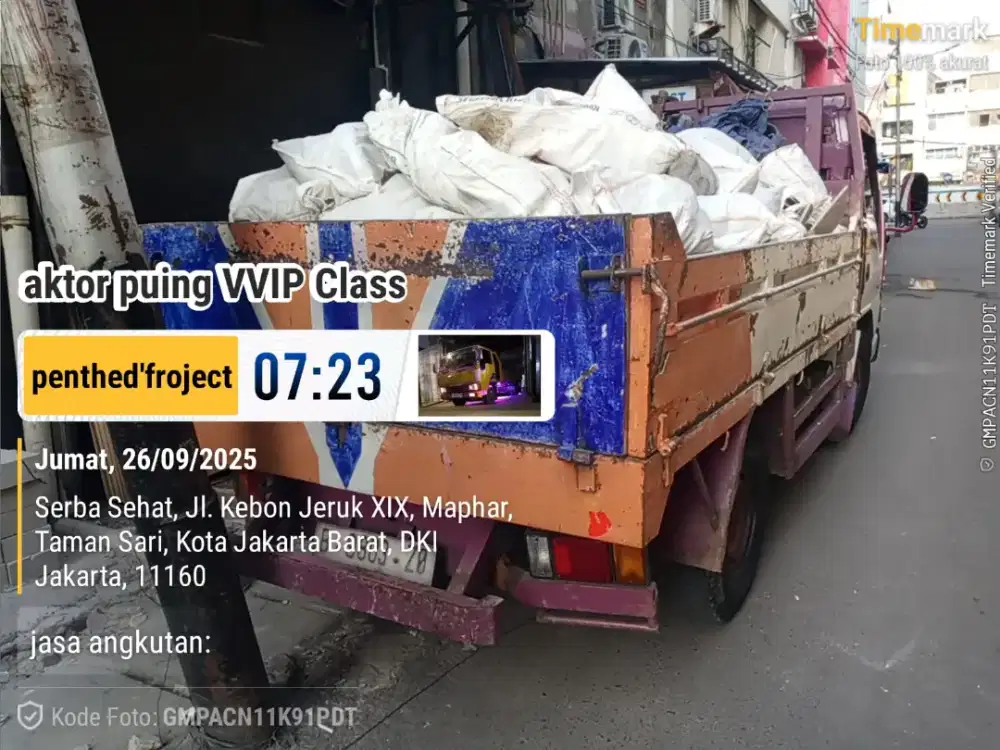 Jasa buang sampah puing urugan dan pindahan