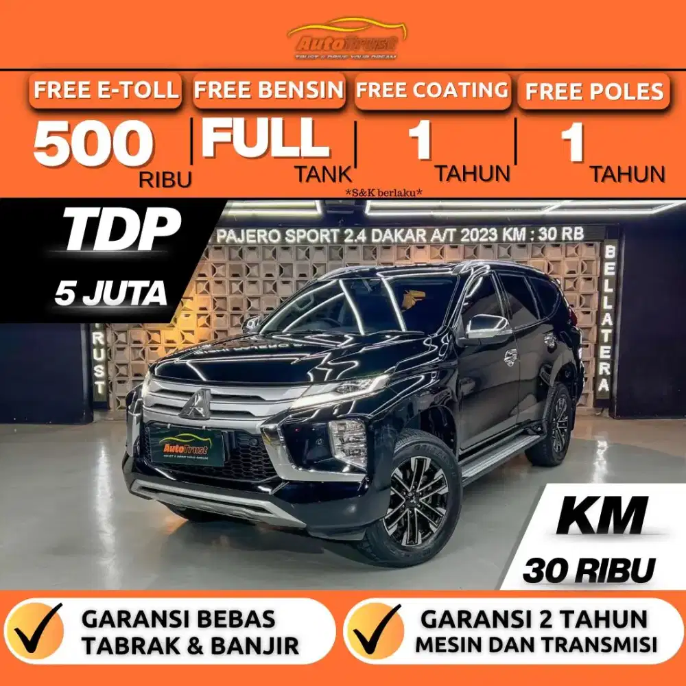 CASH 525 JUTA | MITSUBISHI PAJERO SPORT 2.4 DAKAR 4X2 AT NIK 2023